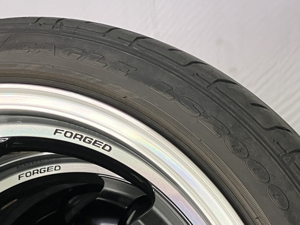 【引取限定】RAYS VOLK RACING ホイール TE37 KCR 2016年 GOODYEAR タイヤ EAGLE LS2000 165/50R16 4本セット 中古 直 Z8453433の画像5