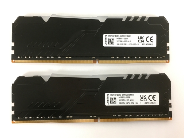 Kingston HYPER HP37D4U1S8ME 8GB 2枚セット PC周辺機器 ジャンク Y8619232_画像8