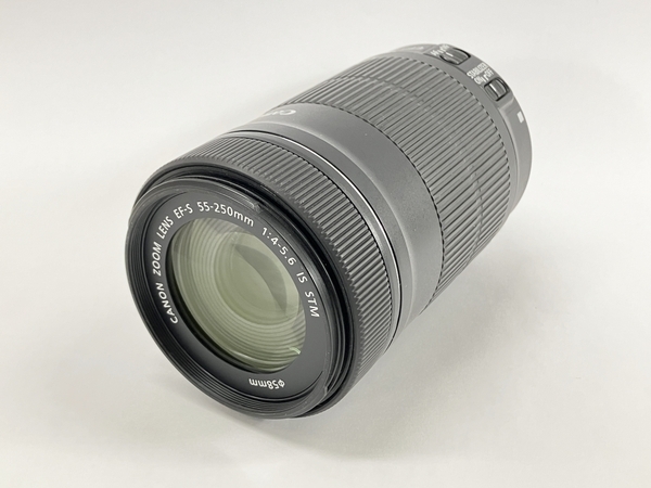 Canon キャノン EFS 55-250mm 1:4-5.6 IS STM ZOOM LENS 一眼レフカメラレンズ 中古 W8669691