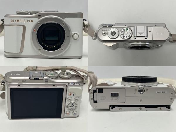 OLYMPUS PEN E-PL10 ダブル ズーム レンズ キット カメラ 一眼 ミラーレス オリンパス 中古 美品 Z8623094_画像3