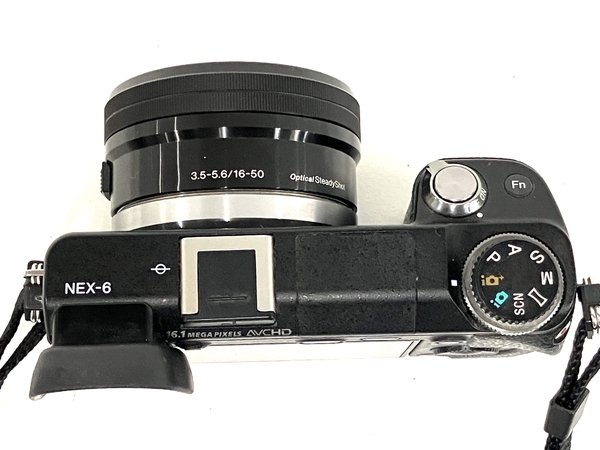 SONY α NEX-6 ボディ SELP1650 3.5-5.6 16-50mm レンズ セット カメラ ソニー 中古 B8657495の画像5