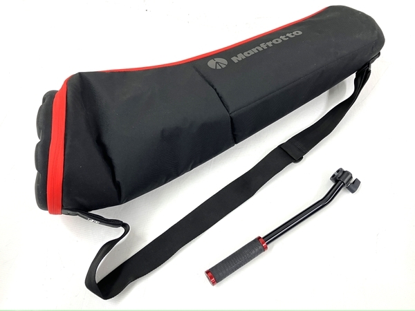 Manfrotto MT055XPRO3 雲台 三脚 ケース付き 中古 T8664811_画像2