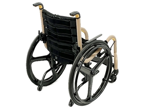 【引取限定】molten モルテン Wheeliy 2.0 カーボンホイールモデル 自走 車椅子 折りたたみ 中古 直 T8344077_画像7