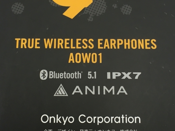 ONKYO ANIMA A0W01 ぼっち・ざ・ろっく TRUE WIRELESS EARPHONES ワイヤレスヘッドホン 未使用 T8670583_画像4
