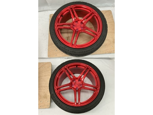 【引取限定】BC FORGED RZ09 18インチ 9.5J +43 ホイール タイヤ セット ビーシーフォージド 車 中古 良好 直 C8147698_画像5