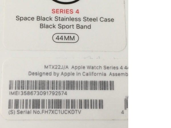 Apple Watch Series 4 GPS セルラーモデル 44mm MTX22J/A アップルウォッチ 元箱付き 中古 Y8494865_画像4