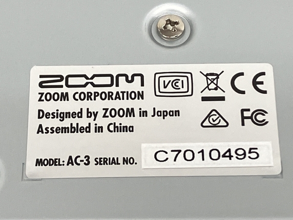ZOOM AC-3 Acoustic Creator アコースティックギター用プリアンプ 中古 美品K8666363_画像3