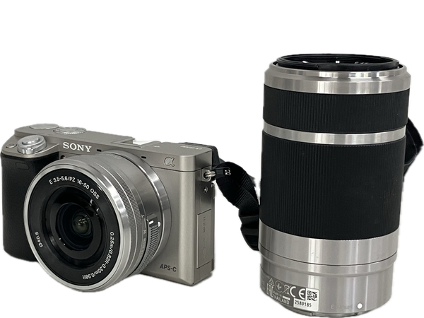 SONY α6000 ILCE-6000 16-50mm 55-210mm ミラーレス一眼カメラ ジャンク S8672673