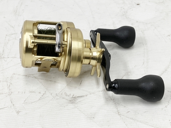 Shimano シマノ 201HG カルカッタコンクエスト VARIAL 100mm カスタム ベイトリール レフティ 左 釣具 中古 M8650934_画像5