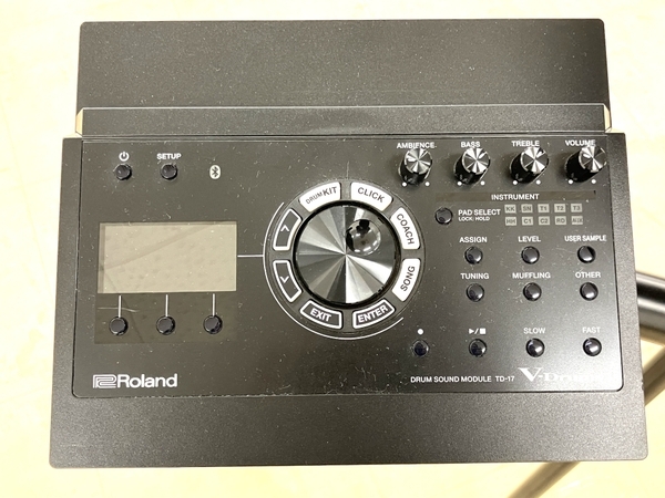 【引取限定】Roland TD-17KVX 電子ドラムセット 打楽器 電子楽器 中古 直B8537045_画像7