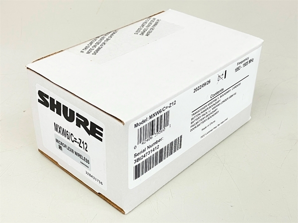 SHURE シュア MXW6 Z12 バウンダリー送信機 ワイヤレスシステム 未使用 K8606577