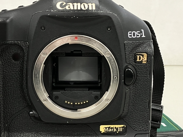 Canon キャノン EOS-1Ds MarkIII デジタル一眼レフ カメラ 100-300mm F4.5-5.6 レンズ ストロボ セット ジャンク K8613098の画像3