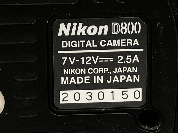Nikon ニコン D800 ボディ デジタル一眼レフカメラ DX AF-S NIKKOR 55-200mm F4-5.6G ED VR レンズセット ジャンク K8612715_画像3