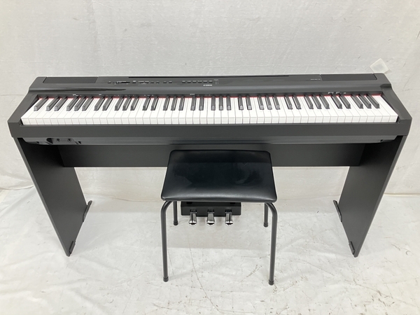 【引取限定】 YAMAHA P-125 電子ピアノ 88鍵 ペダル付き 椅子付き ヤマハ 中古 良好 直 H8641429