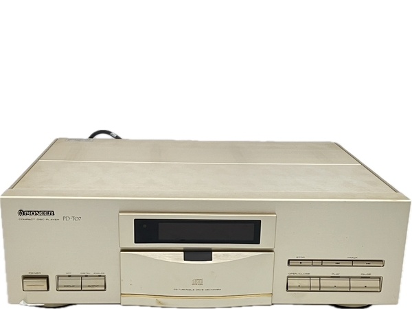 Pioneer PD-T07 CDプレイヤー リモコン付き ディスク オーディオ 音響機器 パイオニア 中古 訳有 C8662257