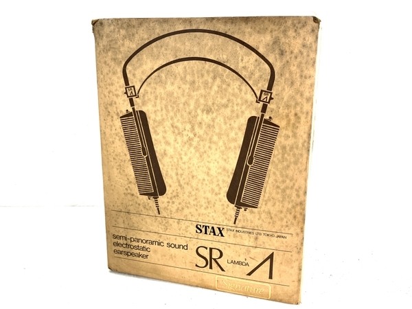 STAX SR-Λ Signature スタックス ラムダ シグネチャー イヤースピーカー ヘッドホン 音響機材 中古 W8664963_画像2