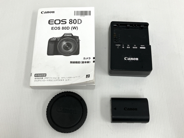 Canon キャノン 一眼レフ EOS 80D ボディ デジタル カメラ 中古 M8642420_画像2