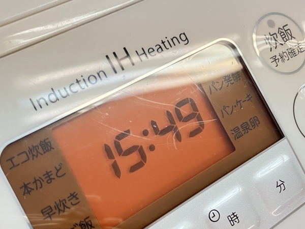 東芝 RC-5XL 炊飯器 IH炊飯ジャー 3合炊き 2019年製 TOSHIBA 中古 C8672845_画像7
