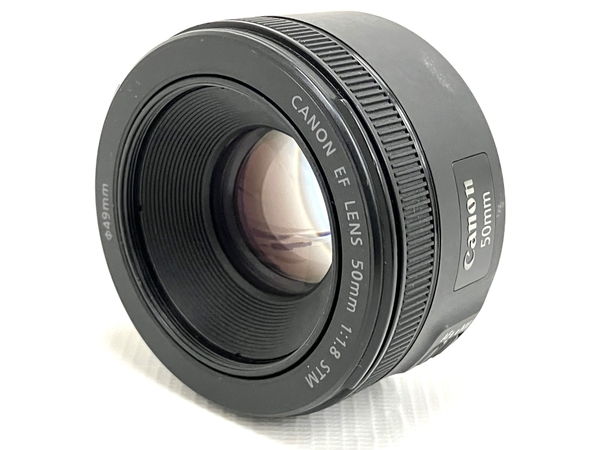 Canon EF LENS 50mm F1.8 STM カメラ 単焦点 レンズ 撮影機材 キャノン 中古 M8670620_画像1