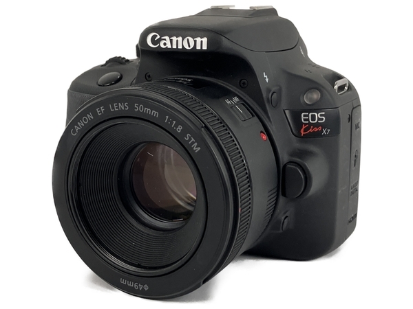 Canon EOS Kiss X7 EF 50mm F1.8 STM レンズセット デジタル一眼レフ カメラ 中古 Y8667626_画像1