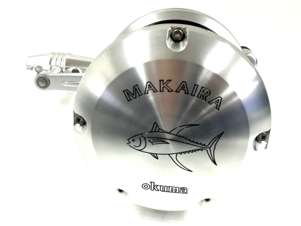 Okuma MK-50IISEa Makaria Lever Drag Reel / オクマ マカイラ ドラグリール シルバーカラー 元箱付き 良好 中古 T8675859_画像5