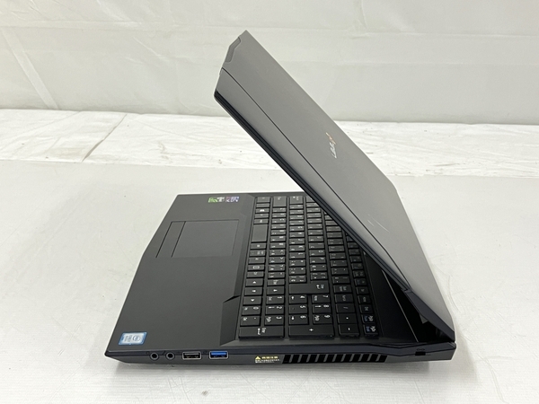 ユニットコム LEVEL∞ ノートPC Core i7-8750H 16GB SSD 512GB GeForce GTX 1060 Mobile WIN11 15.6インチ FHD 中古 美品 T8623402の画像5