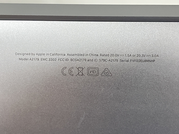 Apple MacBook Air Retina 13インチ 2020 MWTJ2J/A ノート PC i3-1000NG4 1.10GHz 8 GB SSD 256GB Monterey 中古 T8612061_画像9