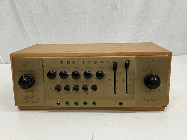 THE FISHER フィッシャー Master Audio Control 80-C 管球式モノラルプリアンプ 音響機材 訳あり S8624108の画像2