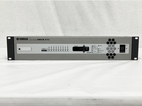 YAMAHA ヤマハ MRX7-D SIGNAL PROCESSOR シグナルプロフェッサー 音響機材 中古 良好 S8637443_画像2