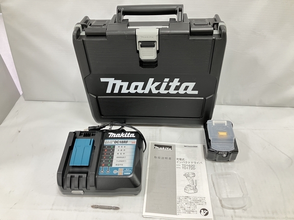makita 充電式インパクトドライバ TD172DRGX 18V ブルー 中古 良好 H8640203_画像2