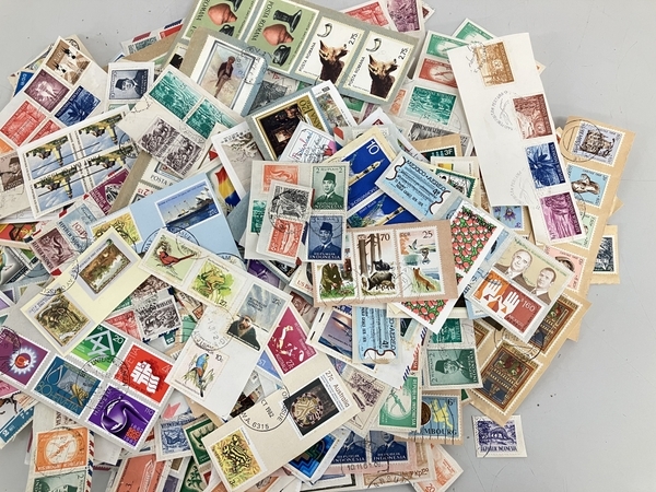 外国切手 海外切手 多数 おまとめ バラ 切手 使用済 コレクション 趣味 ジャンク K8677918の画像3