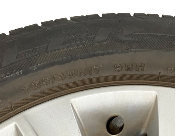 【引取限定】VW フォルクスワーゲン 純正ホイール 7J×17H2 17インチ PCD 100 5穴 タイヤ 235/55R17 99H 中古 直 M8676287の画像5