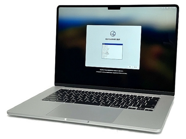 【充放電回数2回】Apple MacBook Air 15インチ M2 2023 ノート PC 16 GB SSD 1TB Sonoma 中古 美品 T8644663_画像1