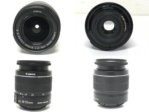 Canon EOS Kiss X5 ボディ 18-55mm 55-250mm ダブル ズーム レンズ キット カメラ 趣味 撮影 中古 F8662262_画像4