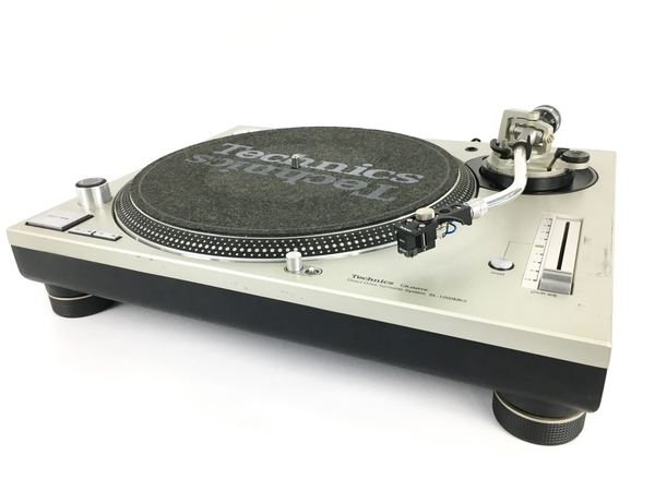 Technics SL-1200MK5 ターンテーブル SHURE M44G カートリッジ付き 中古 Y8682432_画像1