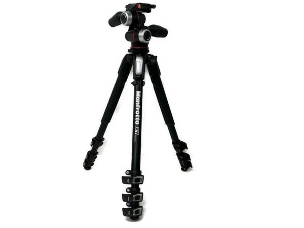 manfrotto マンフロット 190 三脚 MHXPRO-3W 雲台 中古S8690860_画像1