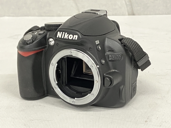 NIKON D3100 レンズキット AF-S DX NIKKOR 18-55mm F3.5-5.6 G VR デジタル一眼レフカメラ ボディ レンズ 中古 訳有S8684838_画像1