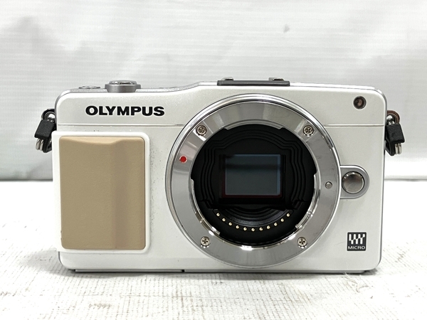 OLYMPUS PEN mini E-PM2 レンズ LUMIX 1:1.7/20 ASPH 0.2m/0.66ft-∞ マクロ ミラーレス カメラ オリンパス 中古 H8560544_画像3