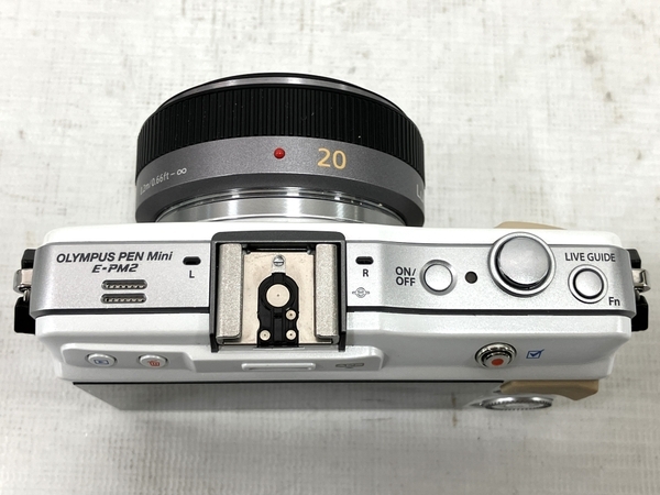 OLYMPUS PEN mini E-PM2 レンズ LUMIX 1:1.7/20 ASPH 0.2m/0.66ft-∞ マクロ ミラーレス カメラ オリンパス 中古 H8560544_画像7