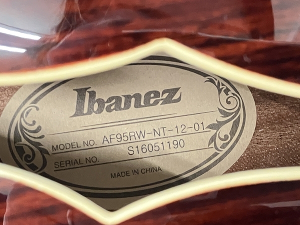 Ibanez AF95RW-NT-12-01 アイバニーズ フルアコースティックギター 中古 良好W8684569_画像9