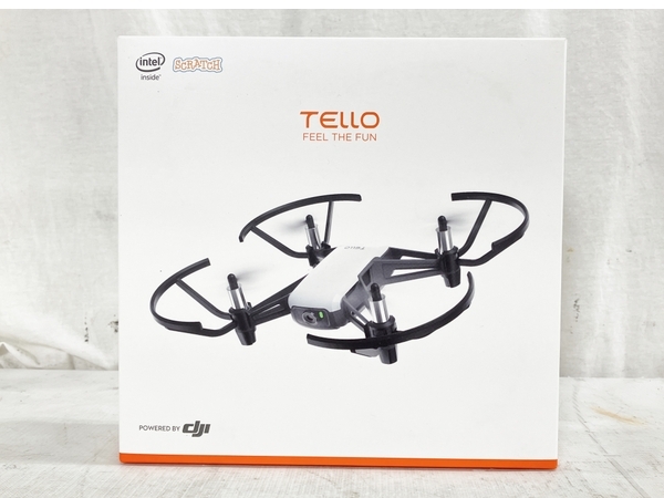 DJI TELLO TLW004 ミニドローン 白 アプリ操作 撮影 カメラ ジャンク W8674669_画像3