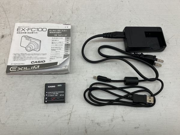 Casio EX-FC100 デジタル コンパクトカメラ カシオ 中古 C8677715_画像2