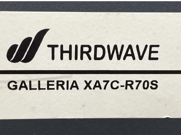 Thirdwave GALLERIA XA7C-R70S デスクトップ パソコン PC i7-10700 16GB SSD 512GB RTX 2070 SUPER Win11 訳有 M8654719_画像7