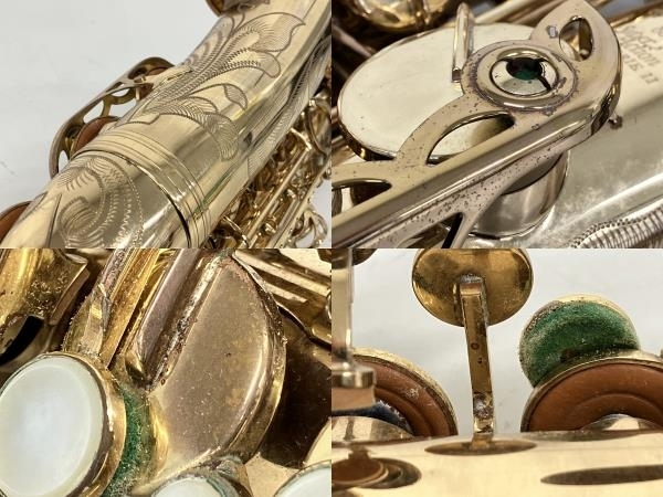 SELMER セルマー Super Action 80 SA80 SERIE II アルトサックス 彫刻あり 50万番台 マウスピース付き 管楽器 中古 K8635921の画像7