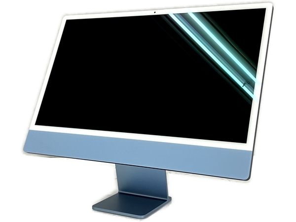 Apple iMac 24インチ M3 2023 4ポート MR7F3J/A 一体型 デスクトップ パソコン 8C CPU 10C GPU 16 GB SSD512GB ブルー 中古 美品 T8570451の画像1