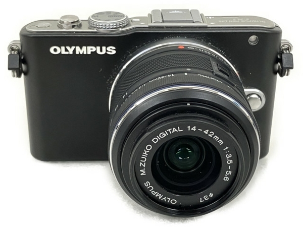 OLYMPUS ミラーレス一眼 PEN Lite E-PL3 ボディ 14-42mm F3.5-5.6 レンズキット カメラ 訳有 T8620468_画像1
