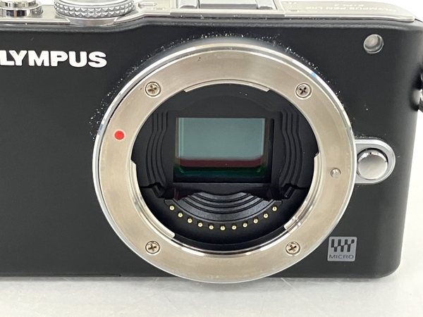 OLYMPUS ミラーレス一眼 PEN Lite E-PL3 ボディ 14-42mm F3.5-5.6 レンズキット カメラ 訳有 T8620468_画像3