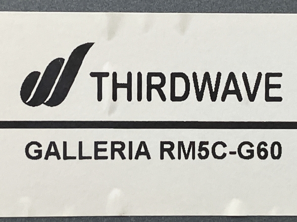 Thirdwave GALLERIA RM5C-G60 i5-11400F 16GB SSD500GB HDD2TB GTX 1660 Win11 デスクトップパソコン 中古 M8537206_画像10