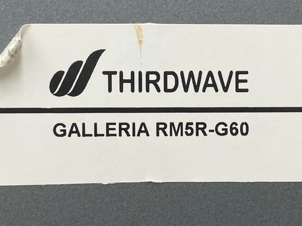 Thirdwave GALLERIA RM5R-G60 デスクトップ パソコン Ryzen 5 3500 16GB SSD 1TB GTX 1660 Win11 中古 M8649862_画像9