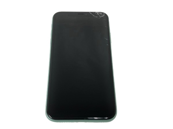 Apple iPhone 11 MWLY2J/A 64GB SIMフリー バッテリー最大容量84% グリーン スマートフォン スマホ ジャンク M8607294の画像1